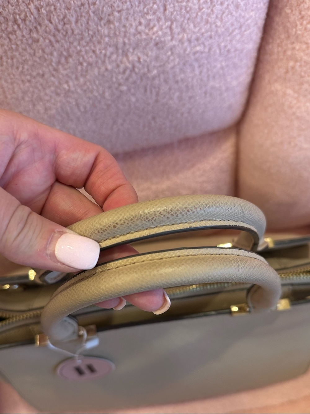 Henri Bendel Cream Satchel - Picture 8 of 15